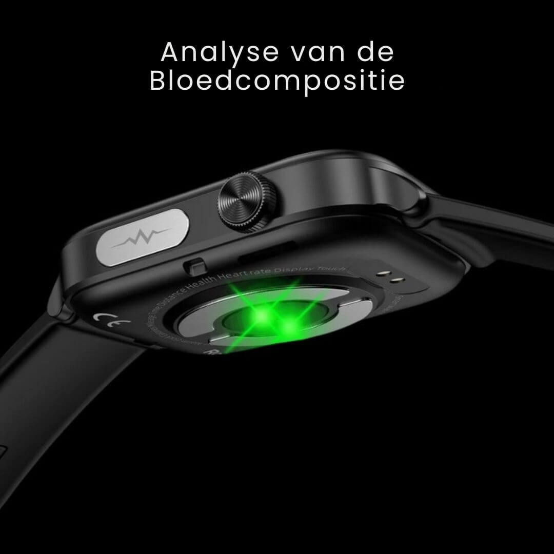 GlucoCare SOS - met SOS-functie incl. valdetectie & gecertificeerde bloedsuikermeting