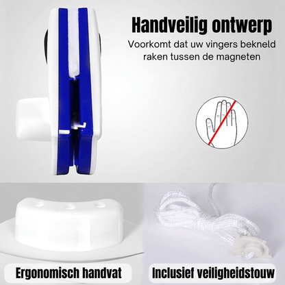 WindowClean — Beide kanten schoon in één beweging