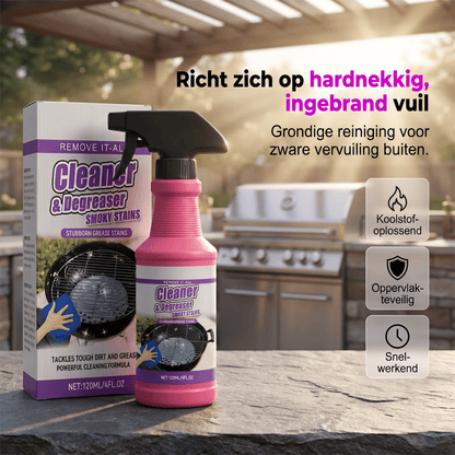 GrillFresh — Hardnekkig BBQ-vet weg in minuten