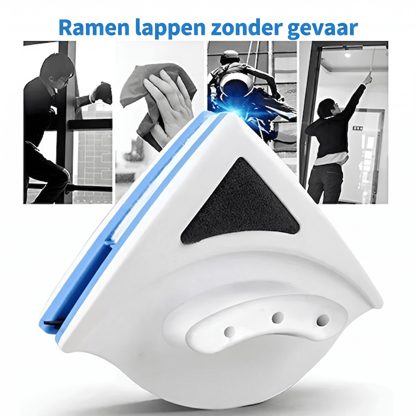 WindowClean — Beide kanten schoon in één beweging