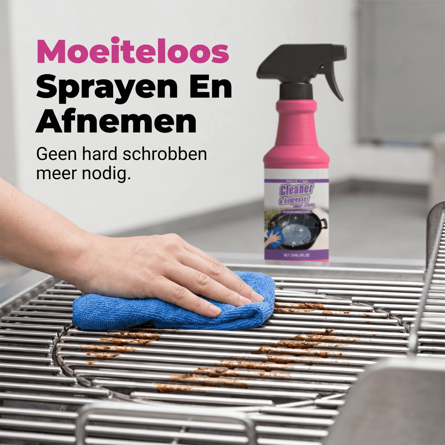 GrillFresh — Hardnekkig BBQ-vet weg in minuten