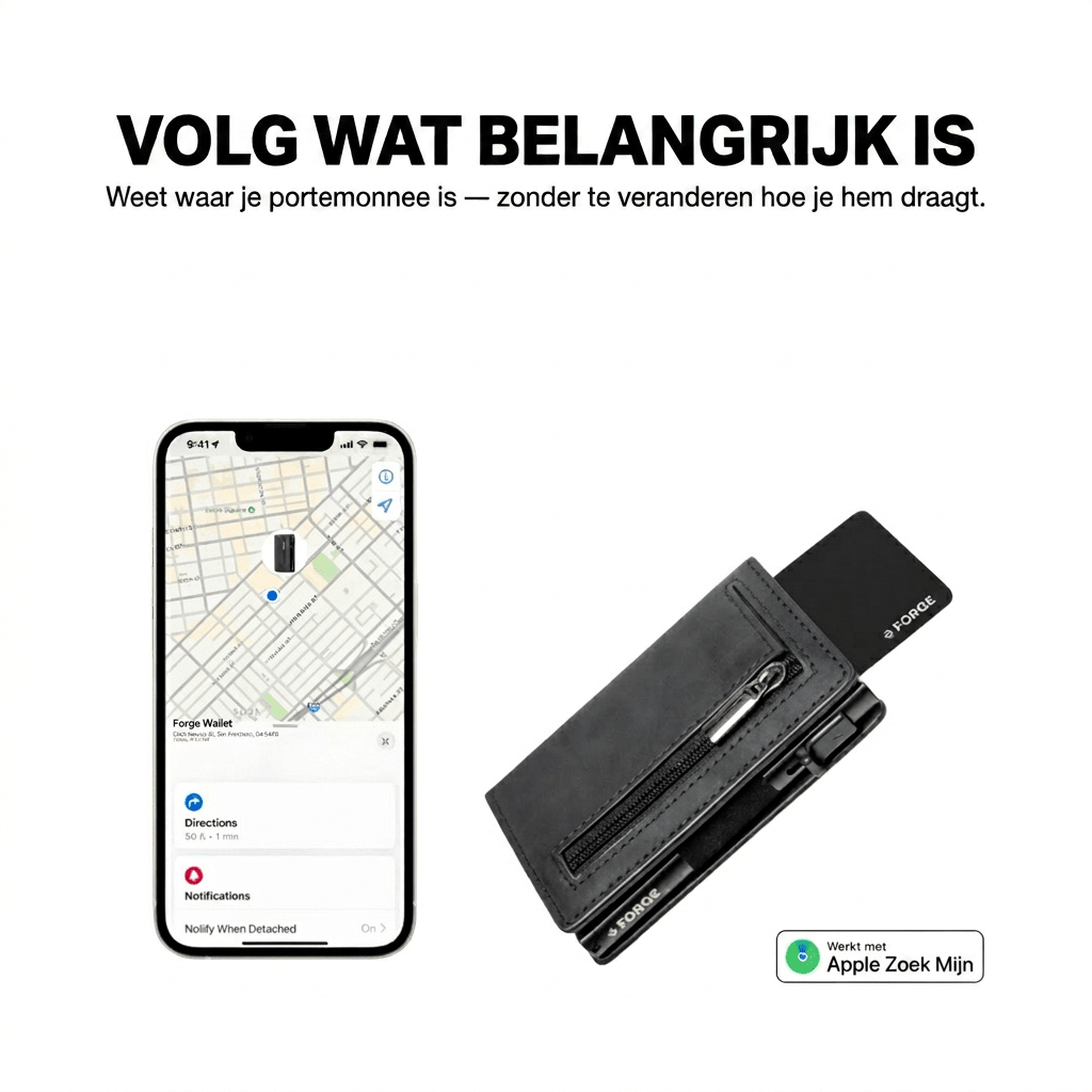 Forge Wallet – Raak je portemonnee nooit meer kwijt