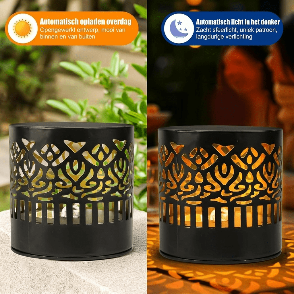 Mandala Glow — Sfeervolle tuinverlichting op zonne-energie