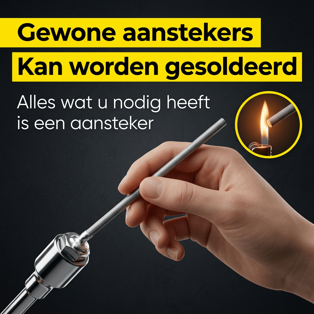 WeldFlame — Lassen zonder lasapparaat