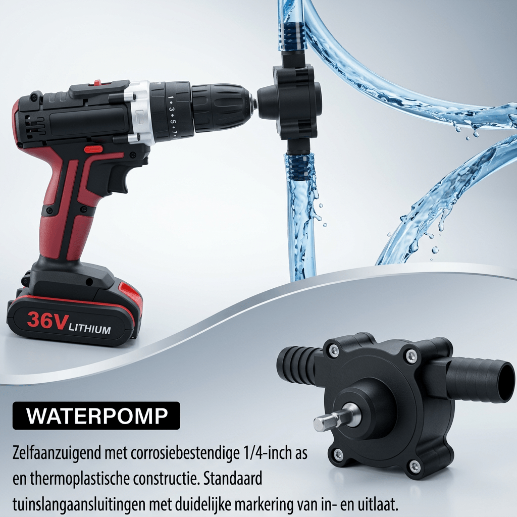 HydroPump — Snel water verplaatsen, overal en altijd