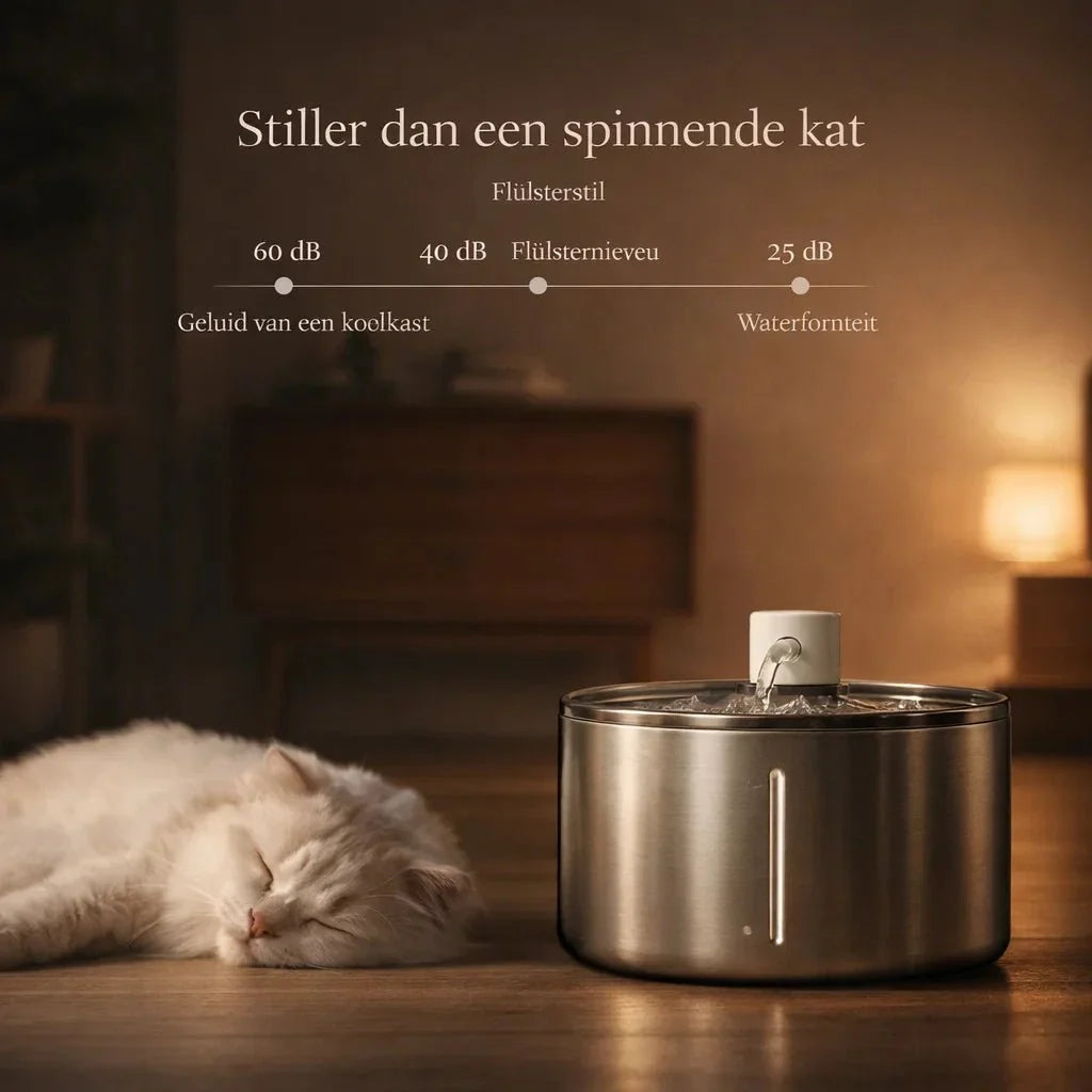 ZuiverPoot – Stromend, gefilterd water voor een gezondere kat