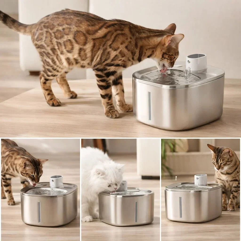 ZuiverPoot – Stromend, gefilterd water voor een gezondere kat