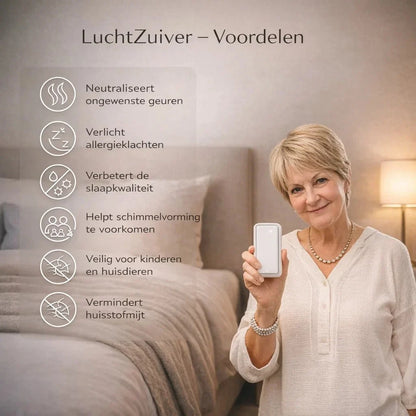 LuchtZuiver – Schone lucht in huis, zonder filters of gedoe