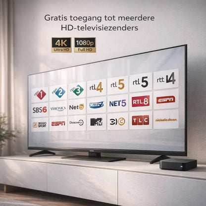 SkyView HD – Gratis tv kijken zonder kabel of abonnement