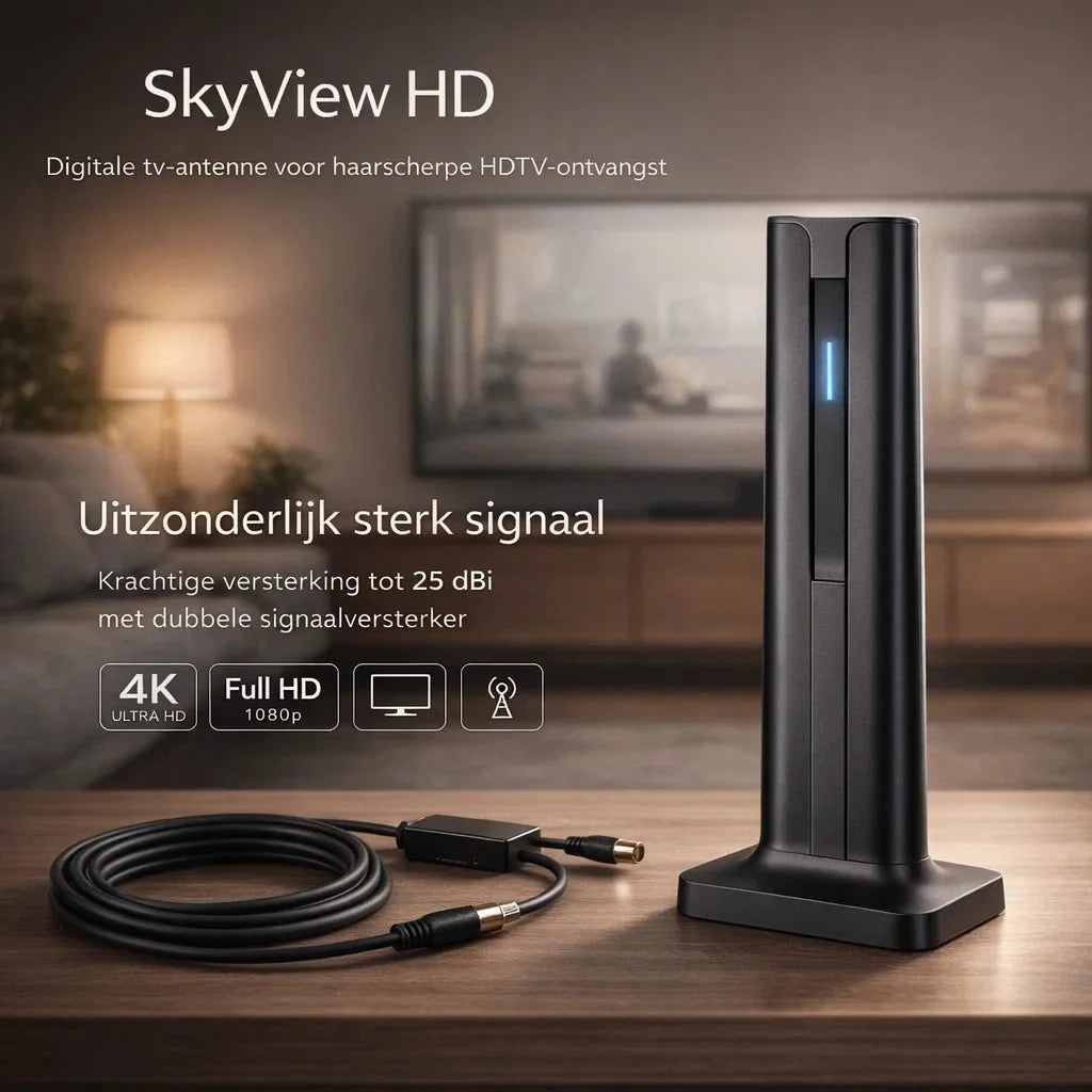 SkyView HD – Gratis tv kijken zonder kabel of abonnement