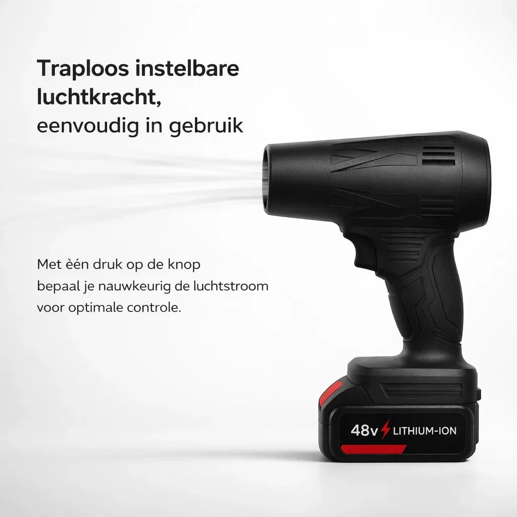 AirSweep — Bladeren en vuil weg in seconden