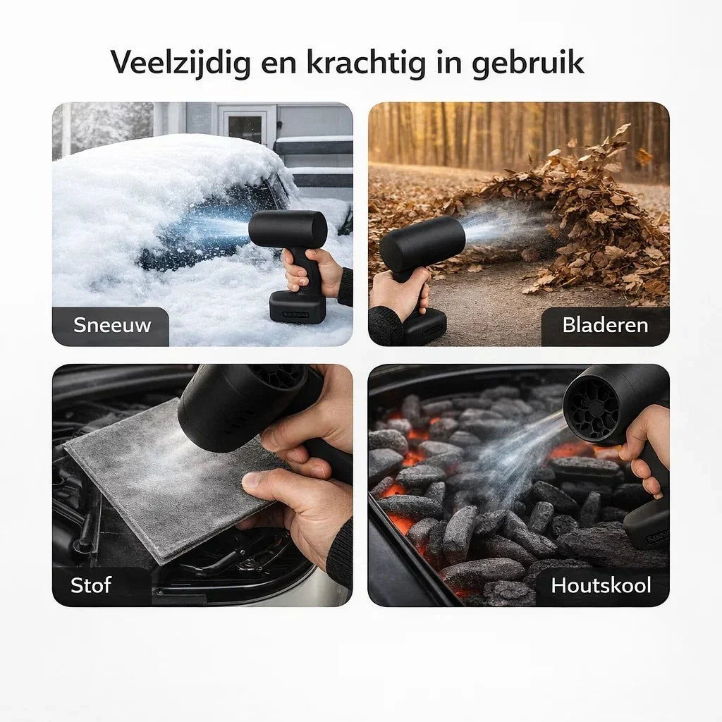 AirSweep — Bladeren en vuil weg in seconden