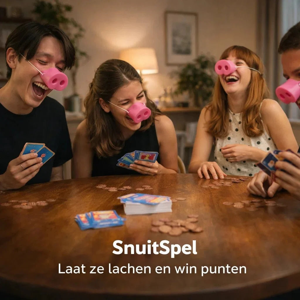 SnuitSpel – Het spel waarbij lachen verliezen betekent