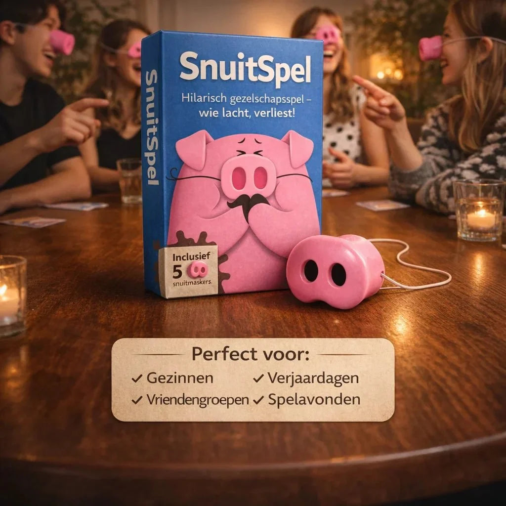 SnuitSpel – Het spel waarbij lachen verliezen betekent
