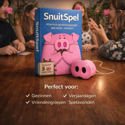 SnuitSpel – Het spel waarbij lachen verliezen betekent