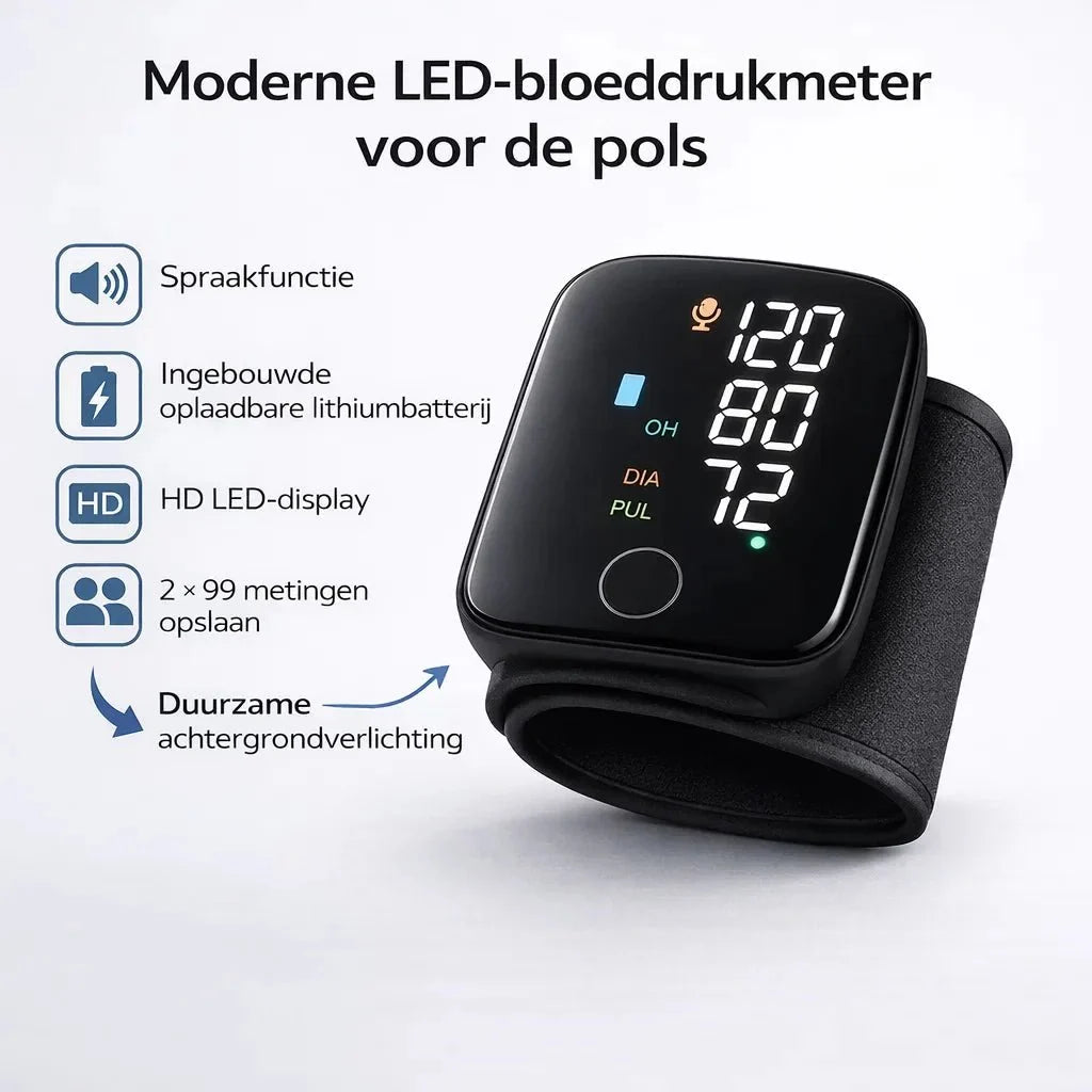 PulseCheck Pro – Meet je bloeddruk helder en zonder twijfel