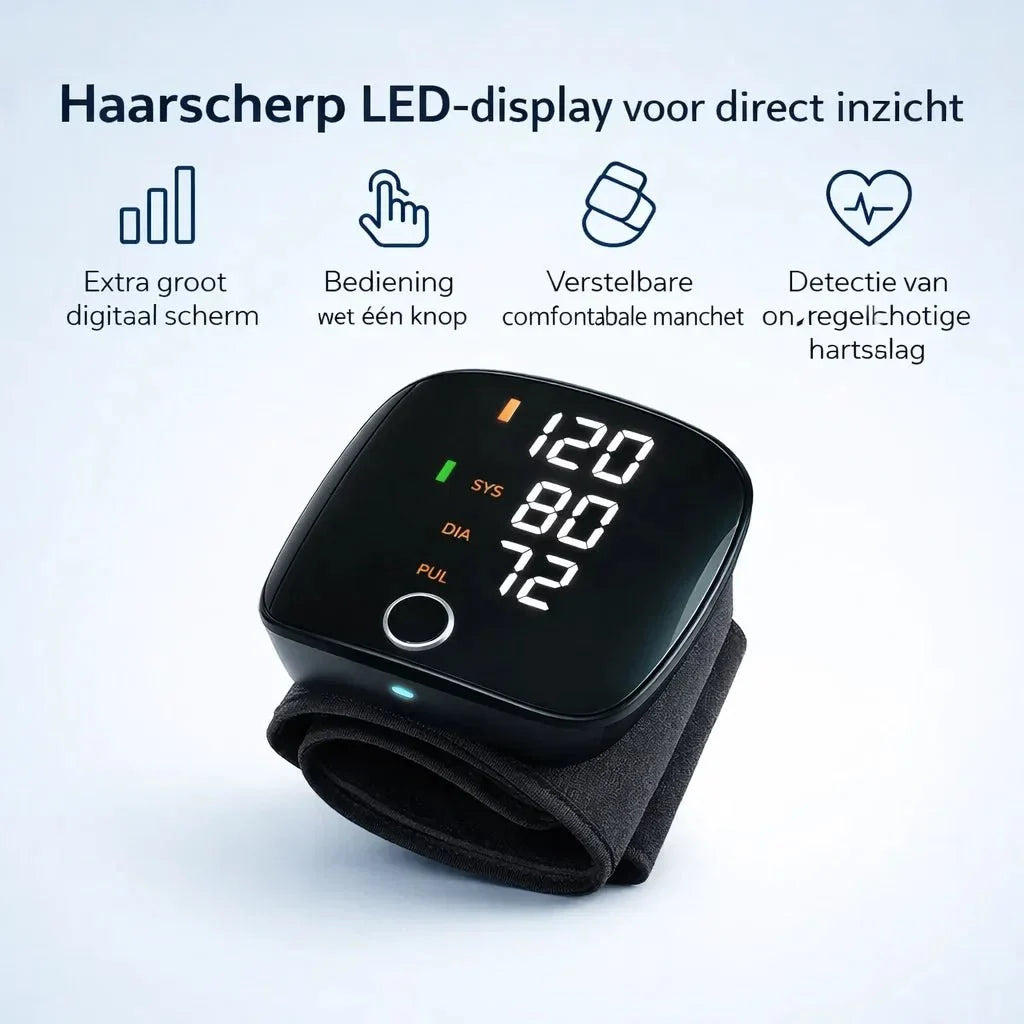PulseCheck Pro – Meet je bloeddruk helder en zonder twijfel