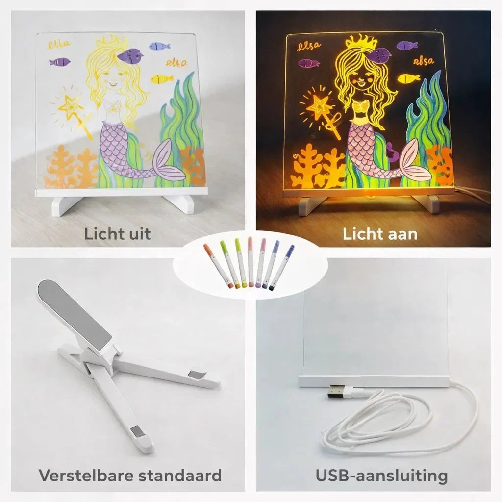GlowBoard – Creatief tekenen zonder rommel